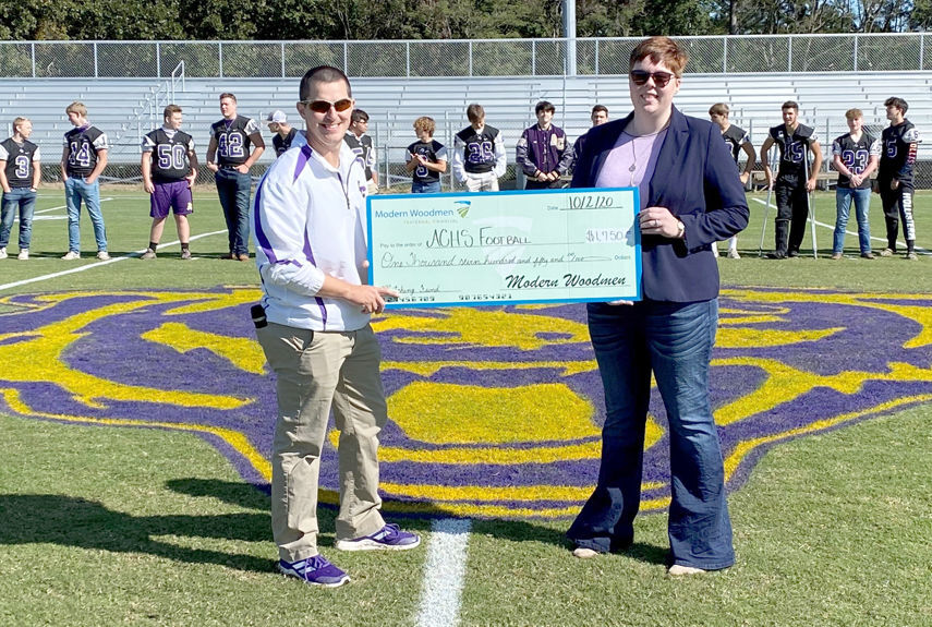 AC football receives donation